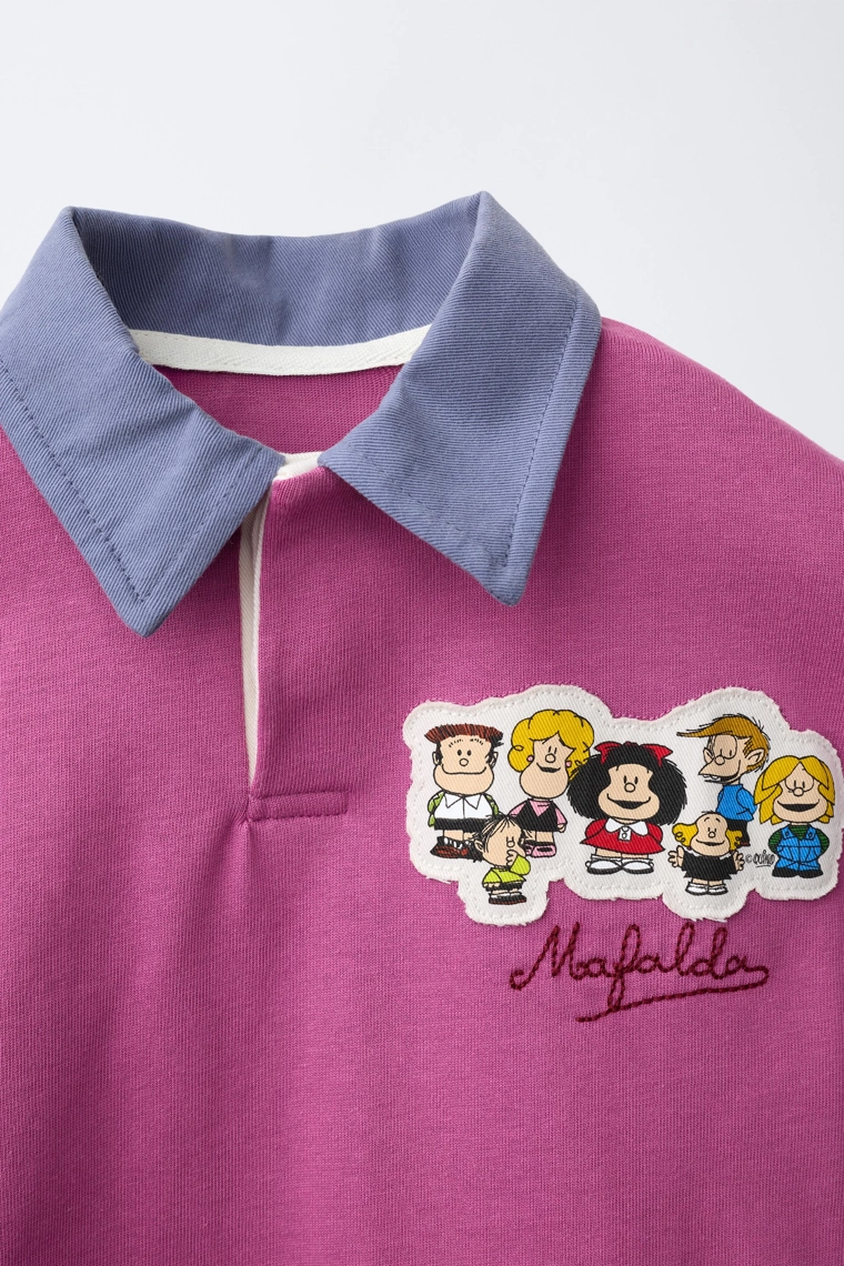 Поло с патчем mafalda ©