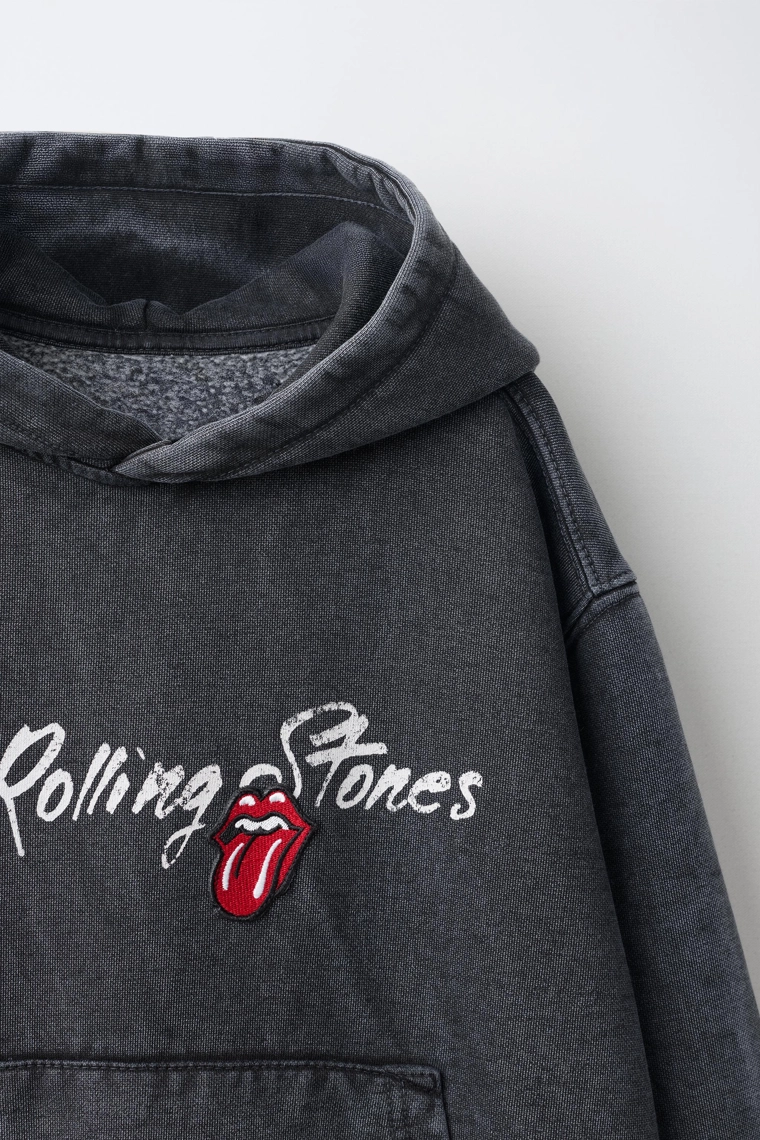 Худи с принтом rolling stones