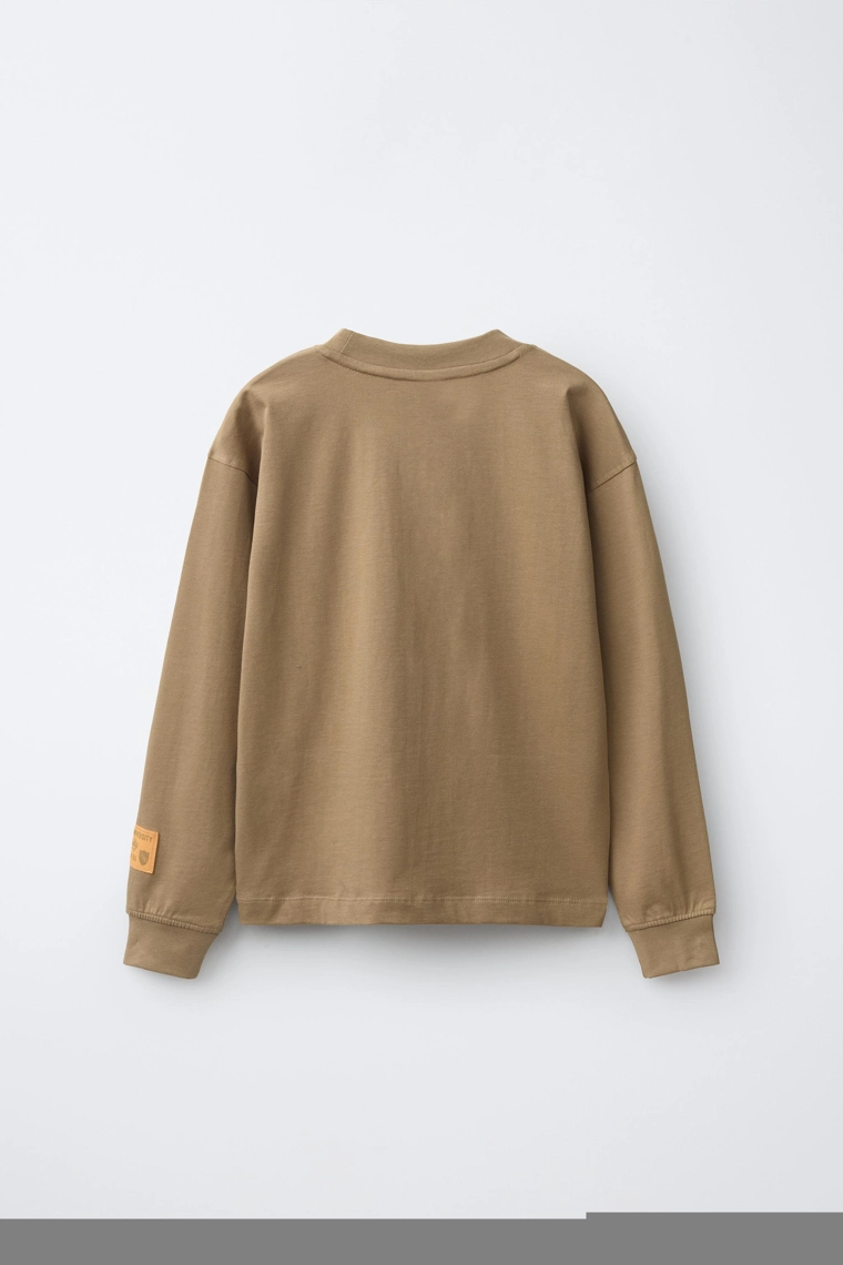 Футболка с длинным рукавом и слоганом varsity