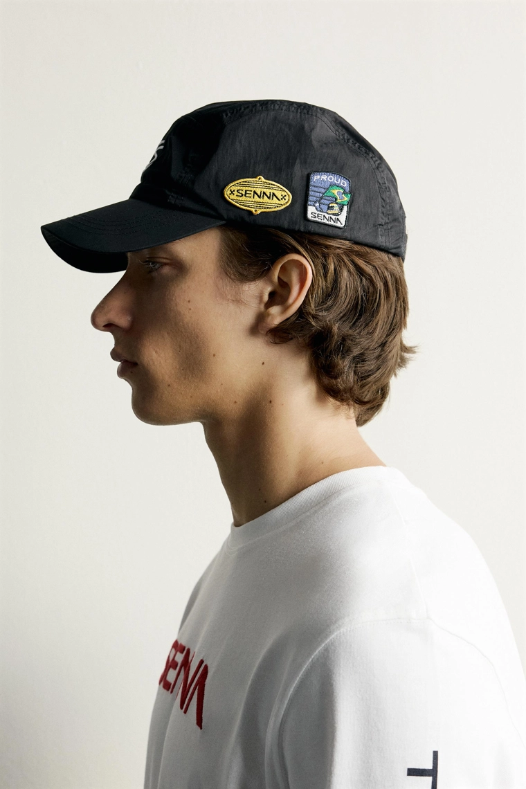 Кепка с вышивкой ayrton senna