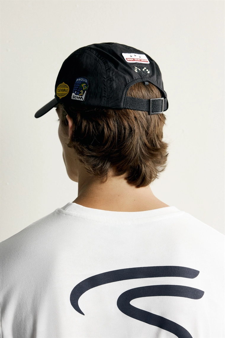 Кепка с вышивкой ayrton senna
