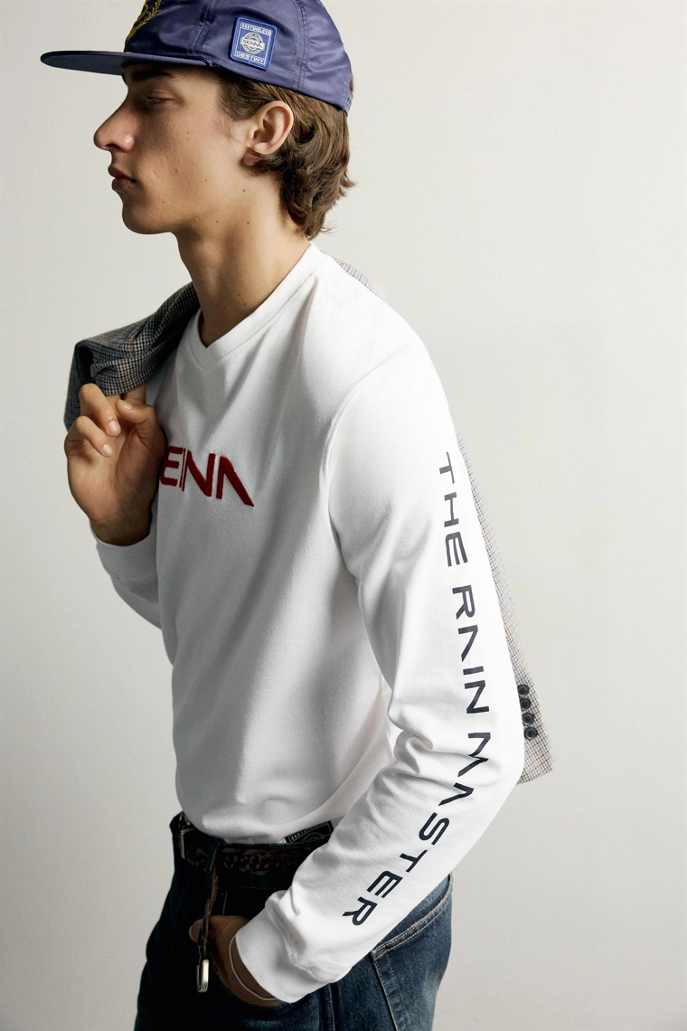Футболка с принтом ayrton senna © senna brands