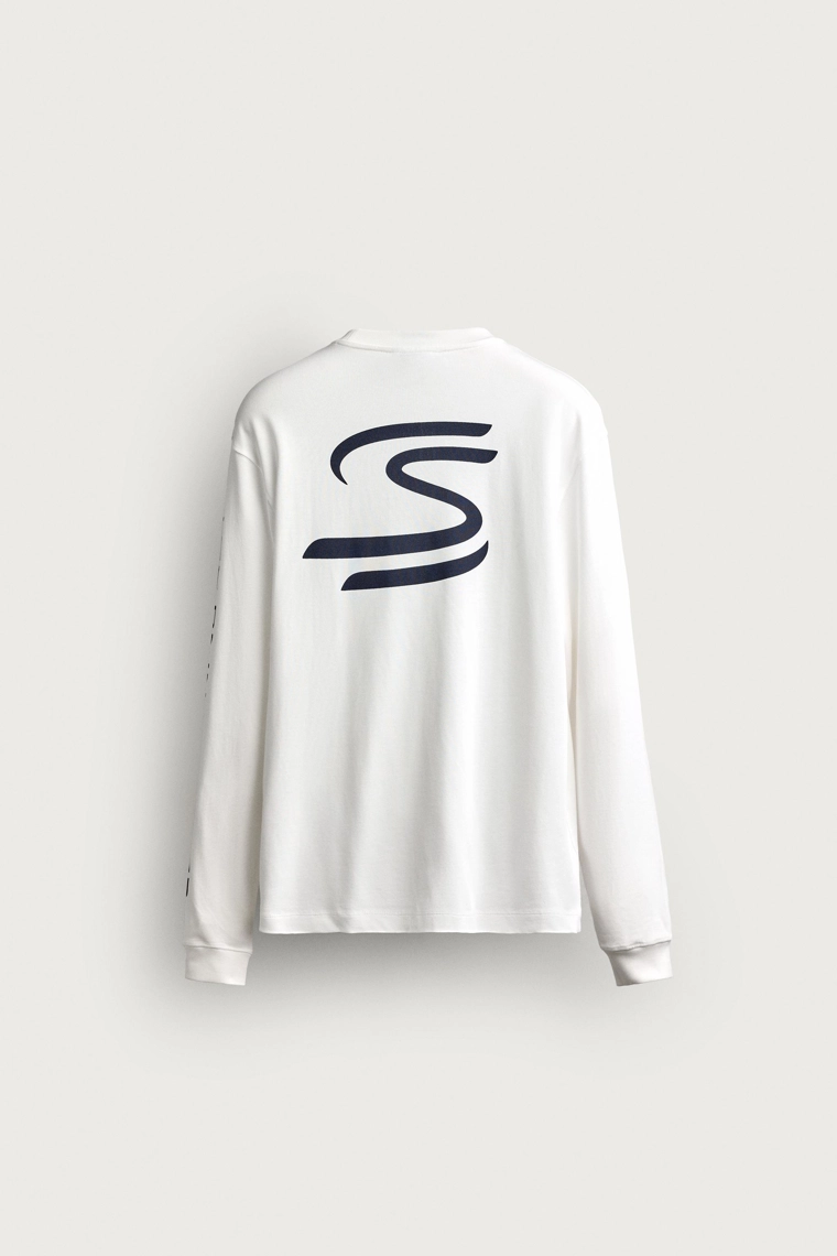 Футболка с принтом ayrton senna © senna brands