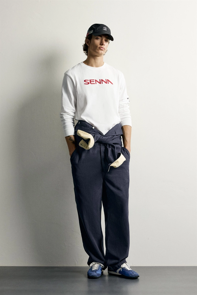 Комбинезон oversize ayrton senna © из хлопка в елочку