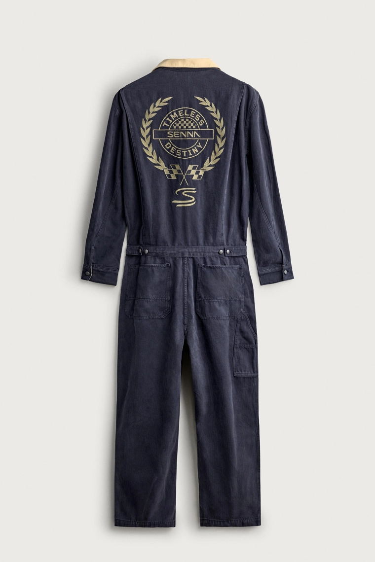 Комбинезон oversize ayrton senna © из хлопка в елочку