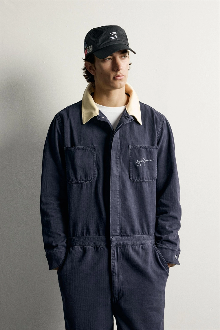 Комбинезон oversize ayrton senna © из хлопка в елочку