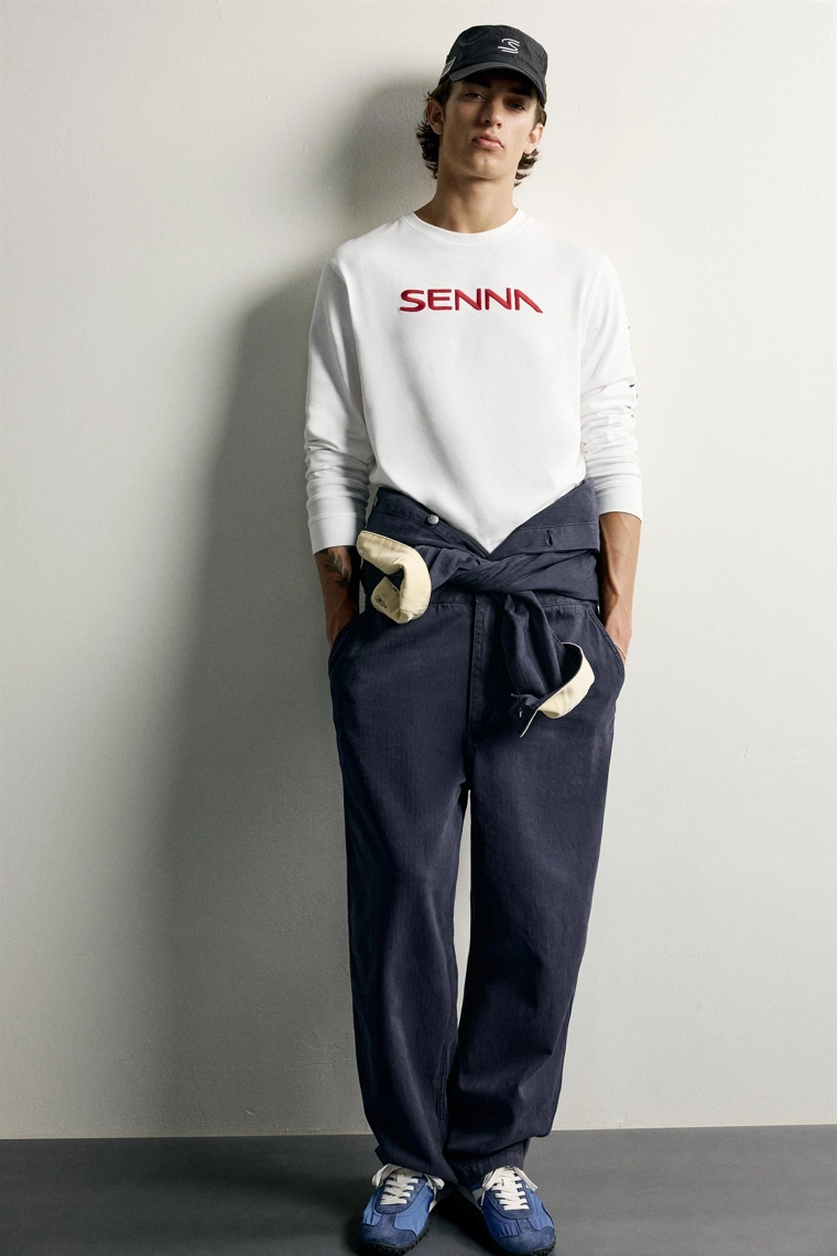 Комбинезон oversize ayrton senna © из хлопка в елочку