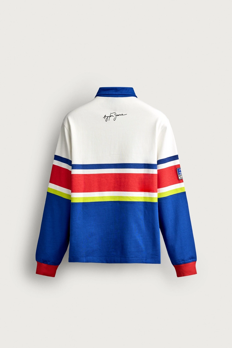 Поло с графическим принтом ayrton senna © senna brands