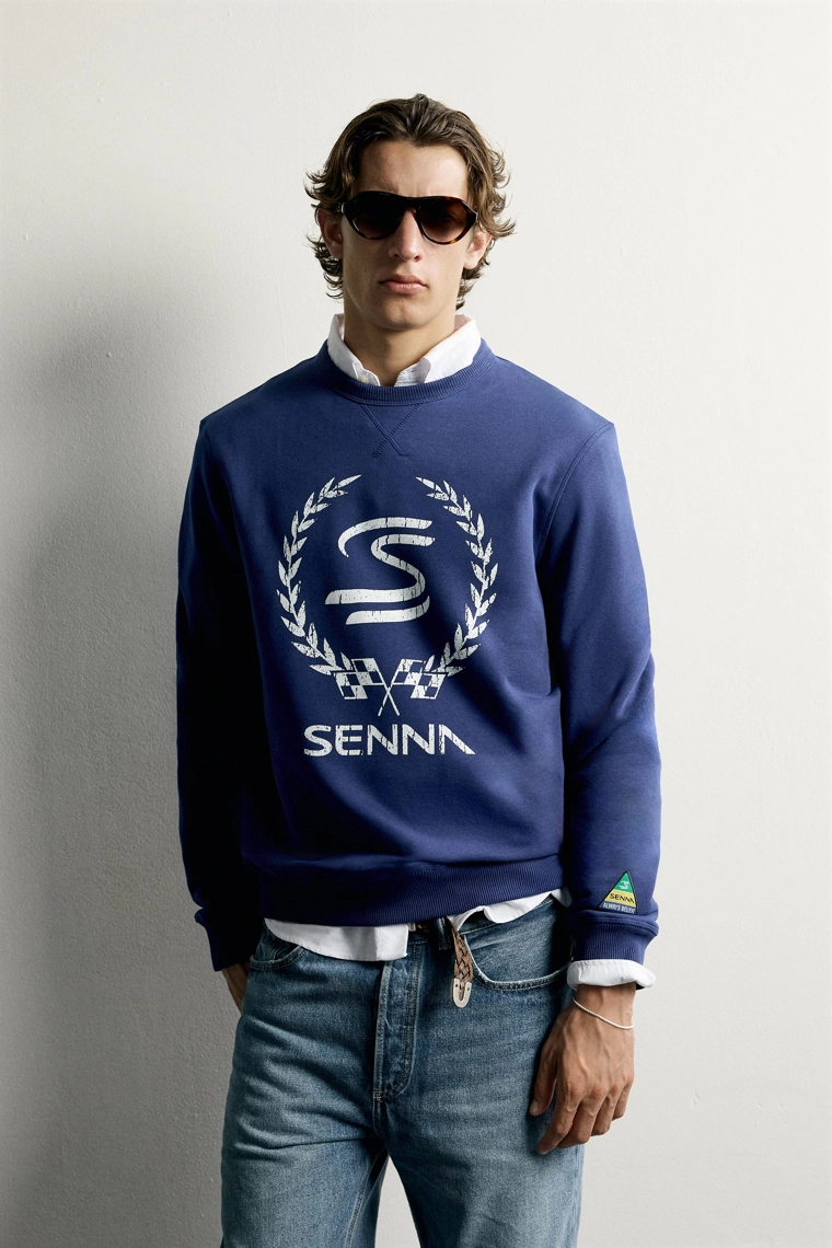 Свитшот с принтом ayrton senna © senna brands