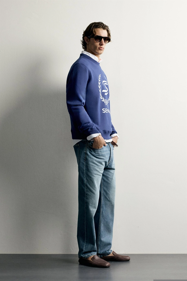 Свитшот с принтом ayrton senna © senna brands