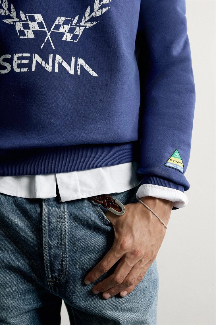 Свитшот с принтом ayrton senna © senna brands