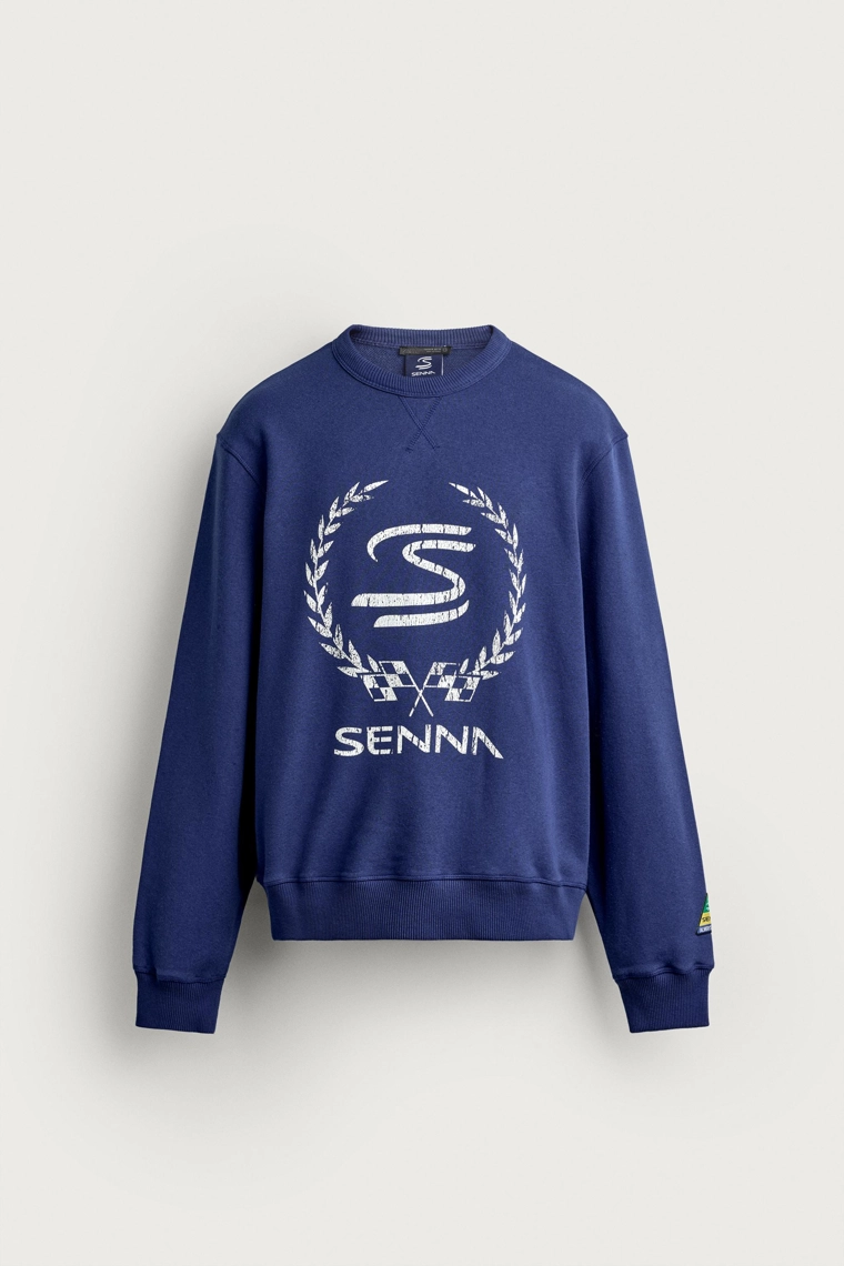 Свитшот с принтом ayrton senna © senna brands