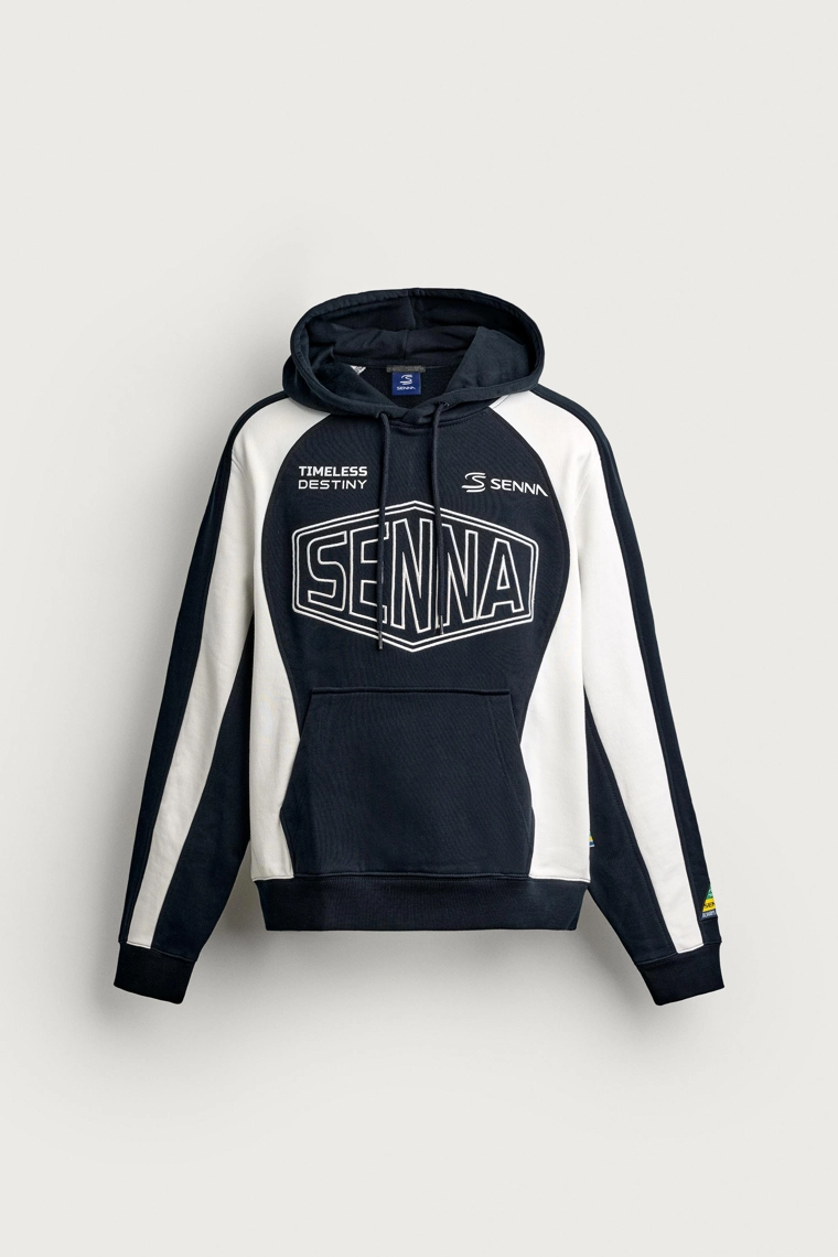 Толстовка с вышивкой ayrton senna © senna brands
