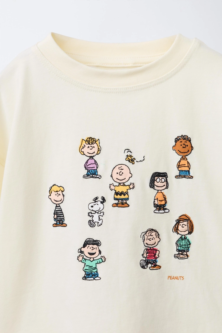 Футболка с вышивкой snoopy peanuts™
