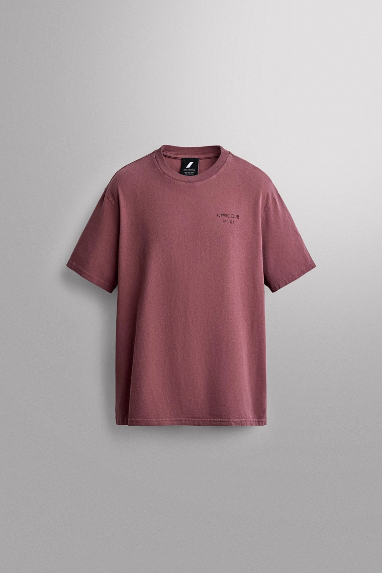 Футболка из хлопка с принтом