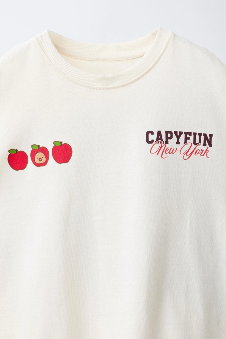 Футболка capibara capyfun © с принтом