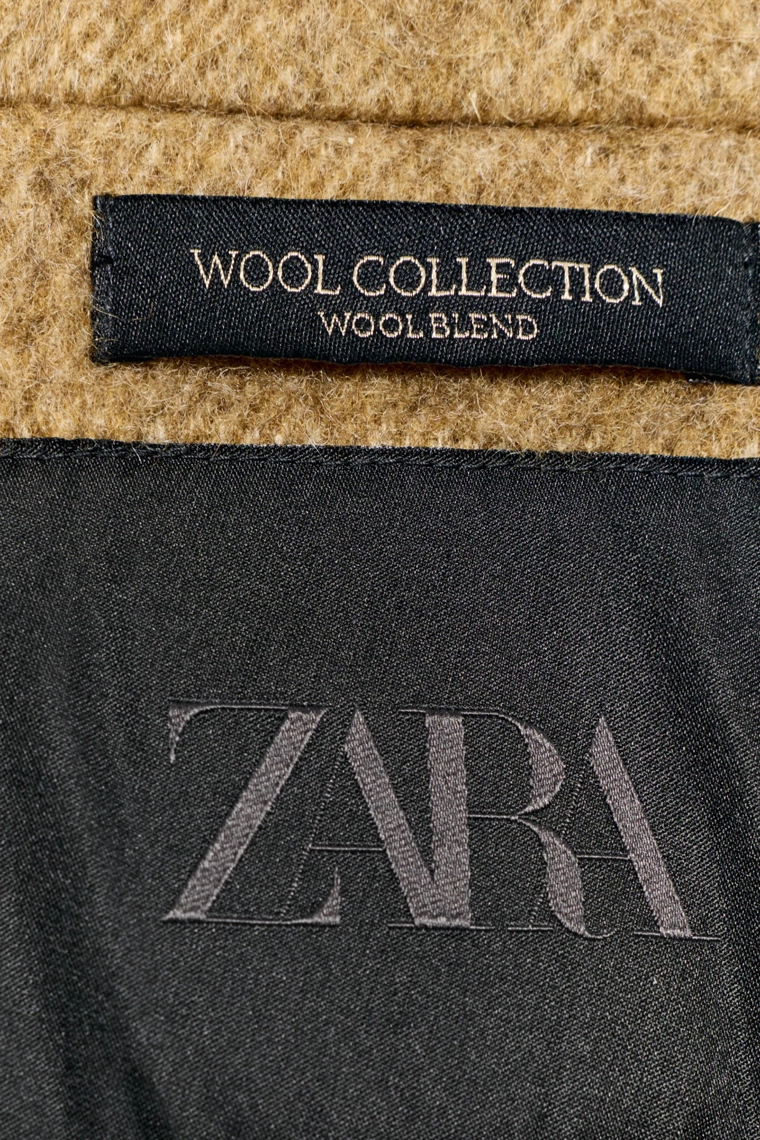 Длинное пальто из шерстяной смеси zw collection