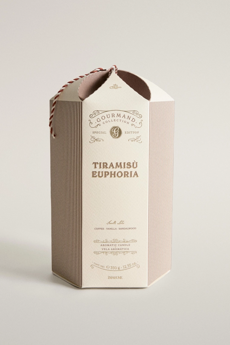 (350 г) ароматическая свеча тирамису euphoria