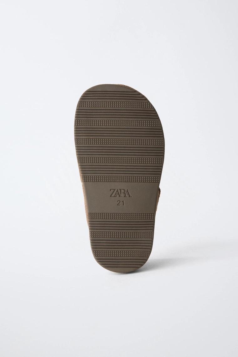 Кожаные босоногие туфли wallabee