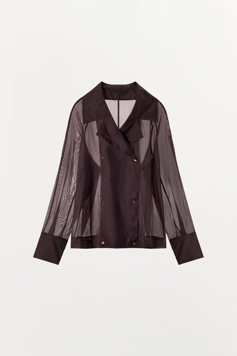 Рубашка из органзы zw collection