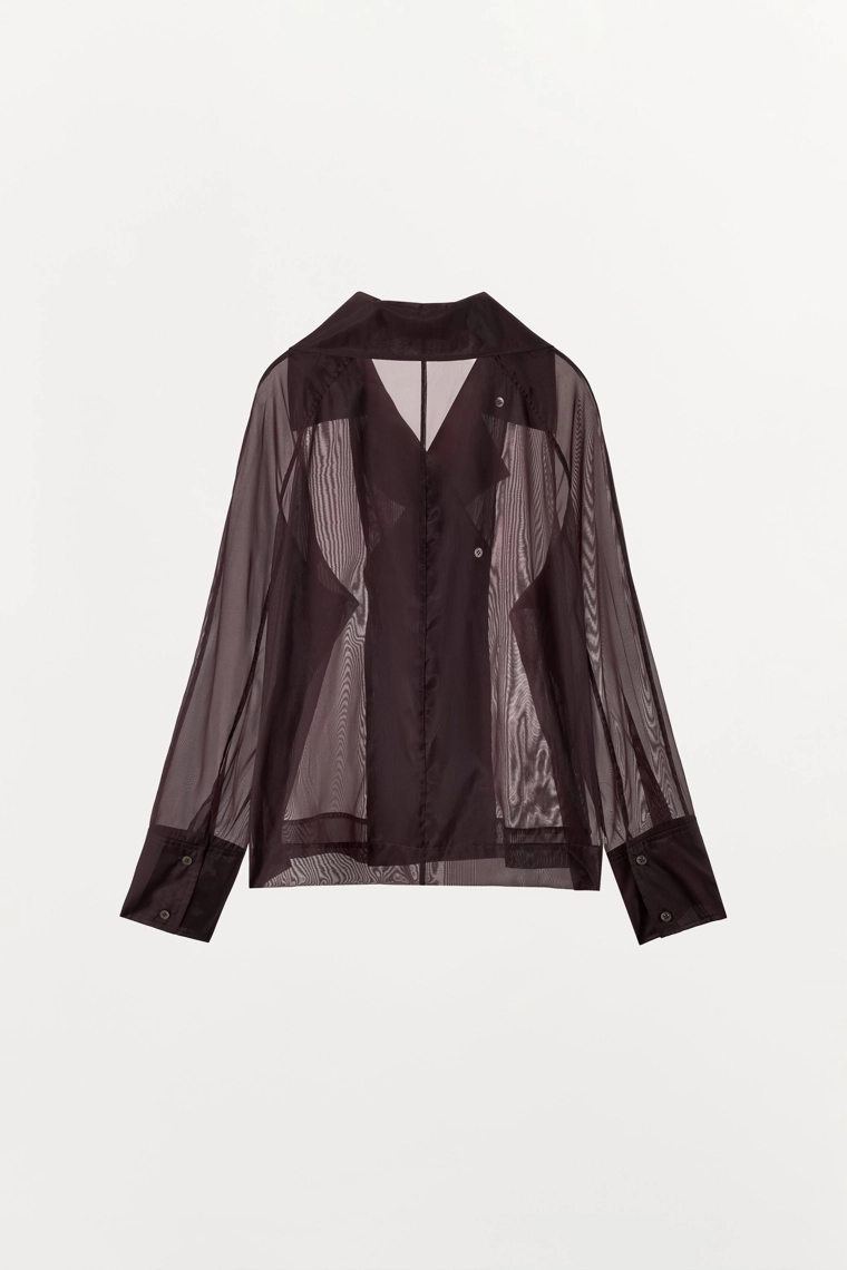 Рубашка из органзы zw collection