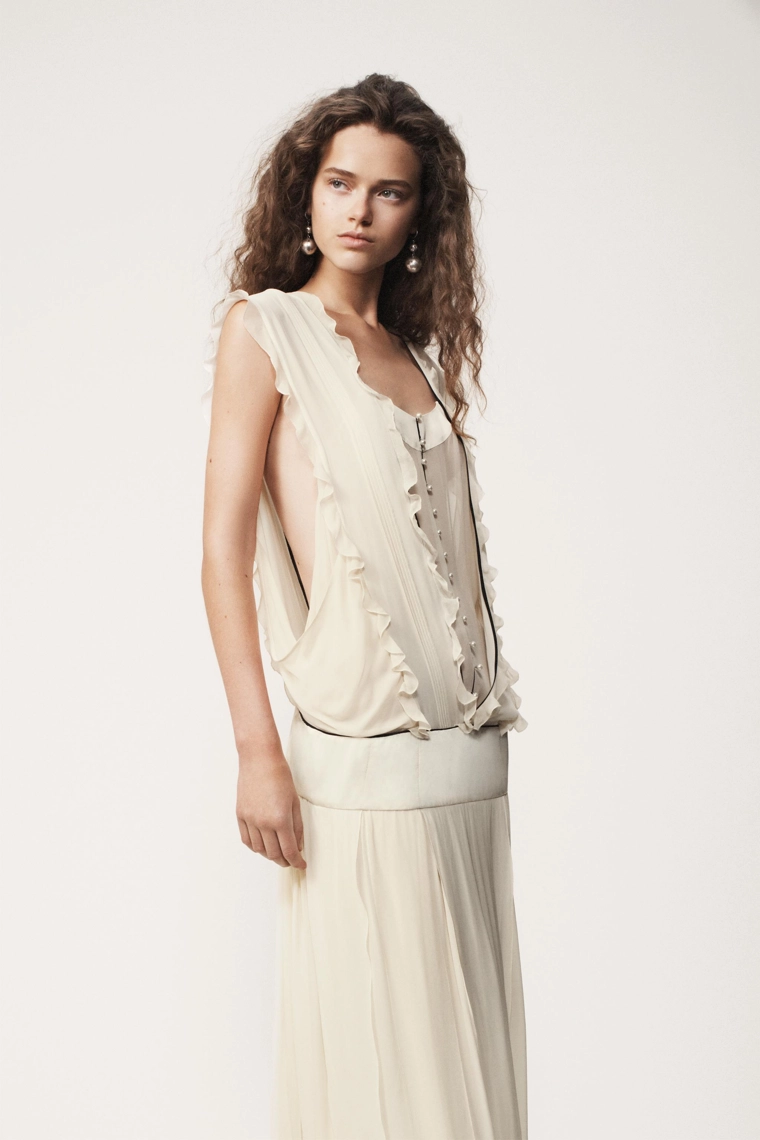 Платье с рюшами - коллекция zara woman