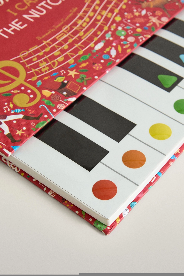 Детская книга с музыкой «щелкунчик» с клавишами