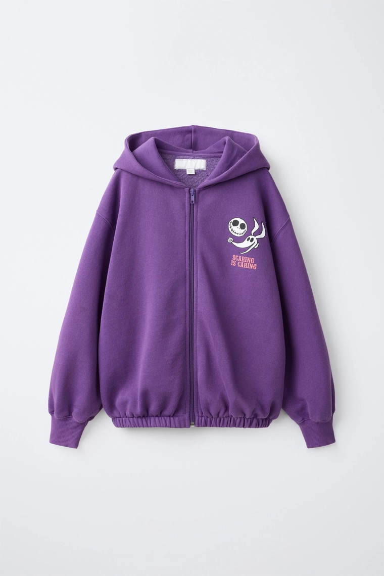 Св sweatshirt с застёжкой-молнией the nightmare before christmas © disney