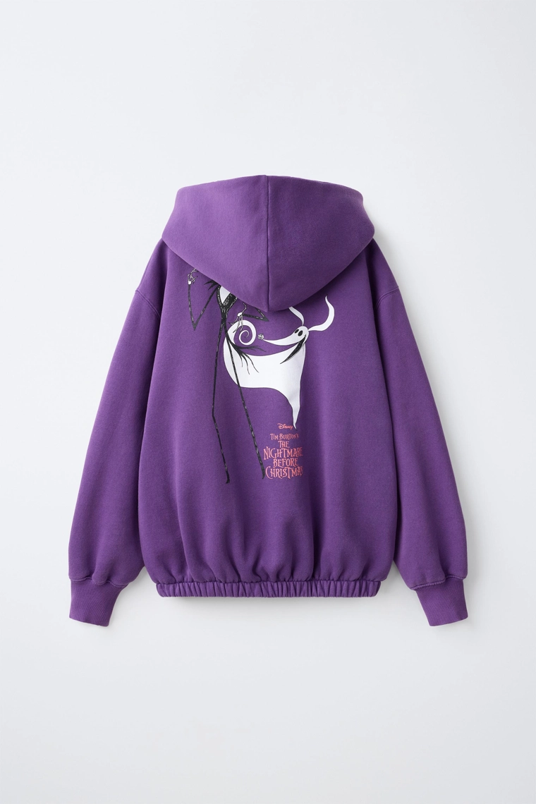 Св sweatshirt с застёжкой-молнией the nightmare before christmas © disney