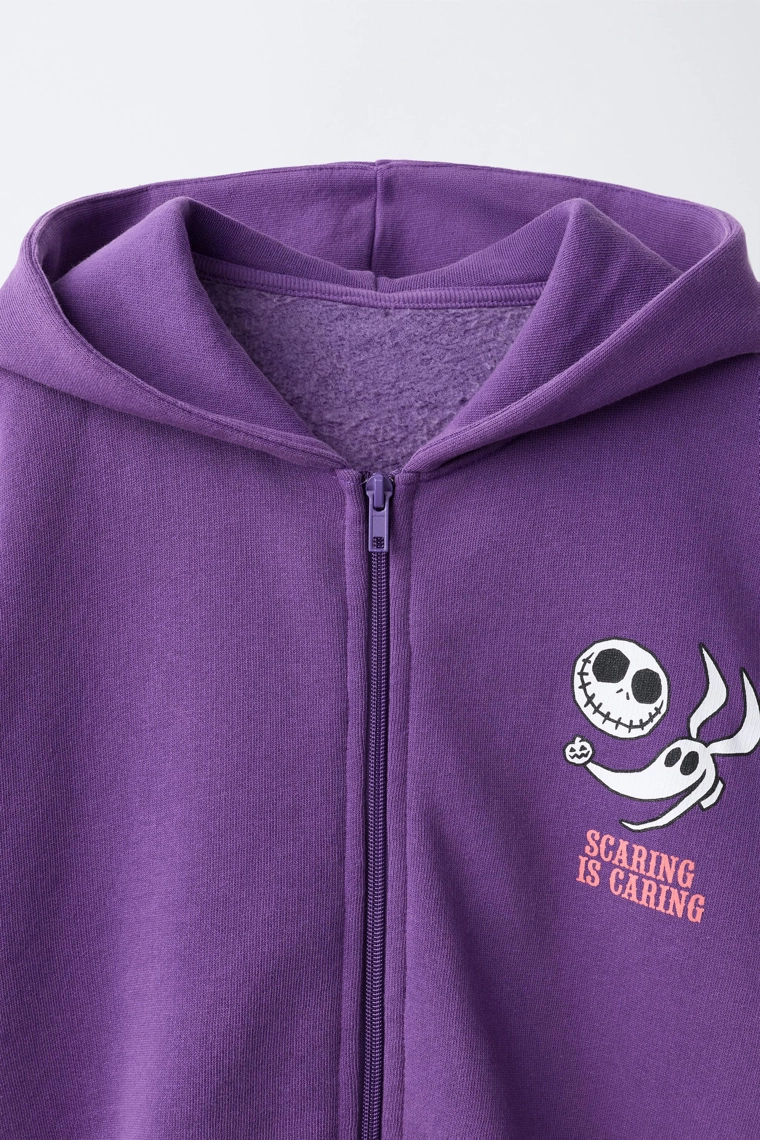 Св sweatshirt с застёжкой-молнией the nightmare before christmas © disney