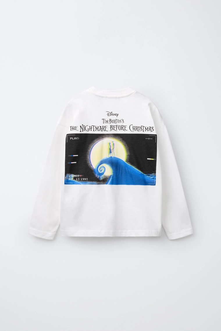 Футболка с длинным рукавом the nightmare before christmas © disney с вышивкой