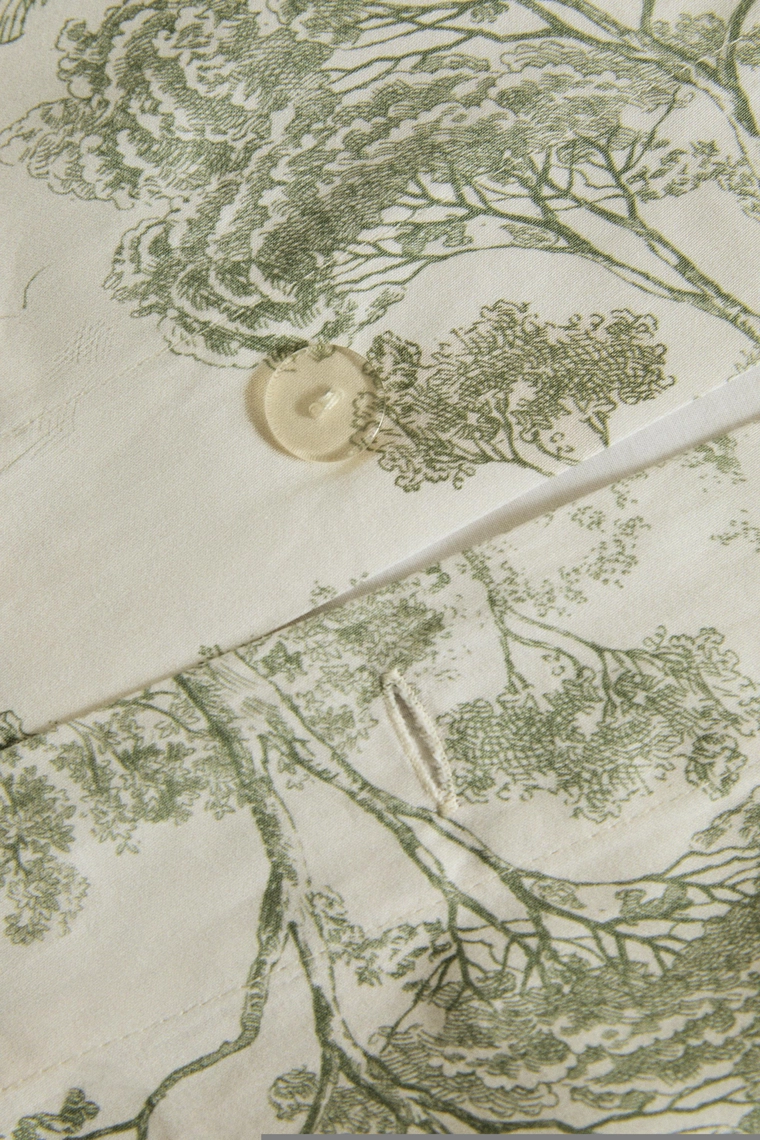 Покрывало из сатина toile de jouy (300 нитей)