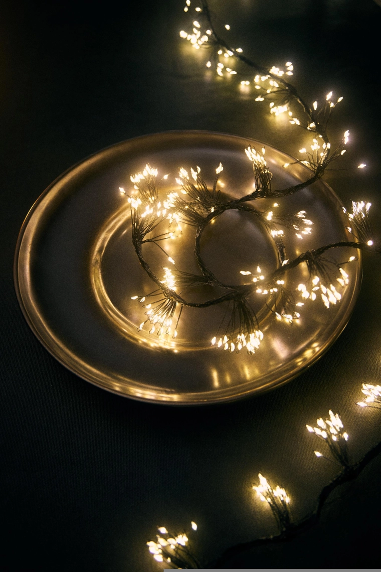 Новогодняя гирлянда с led-лампочками
