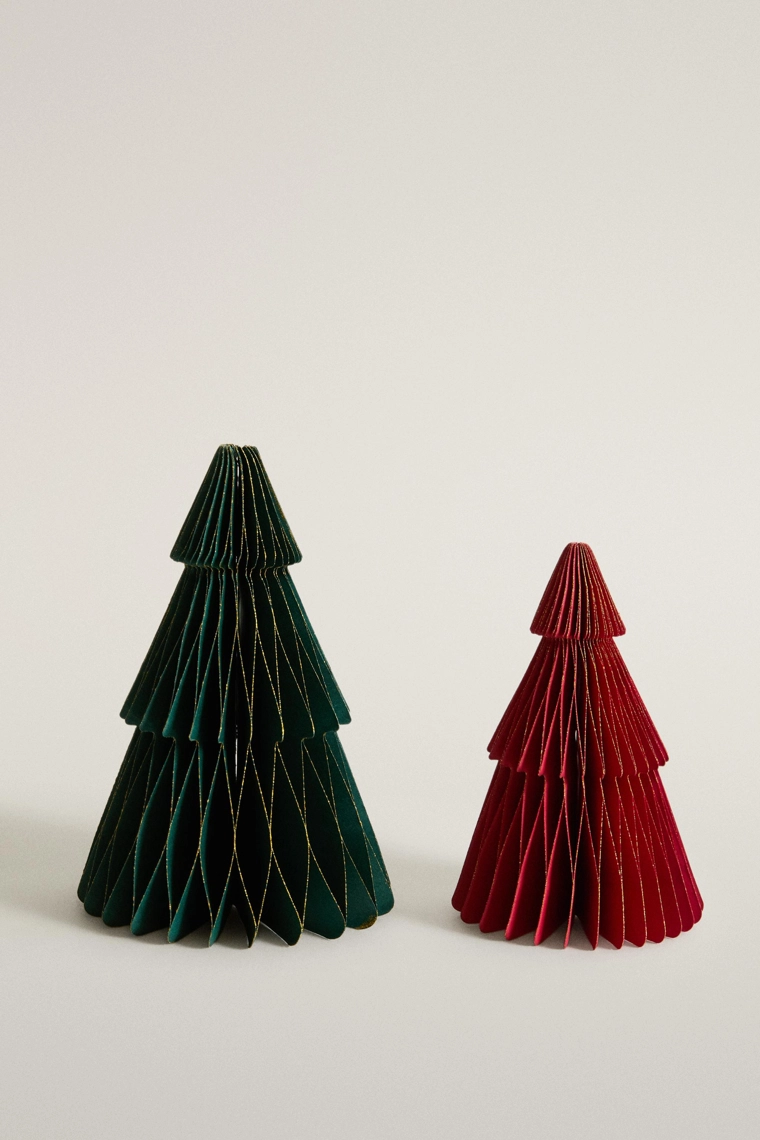 Бумажные украшения на ёлку (набор из 2 шт.)