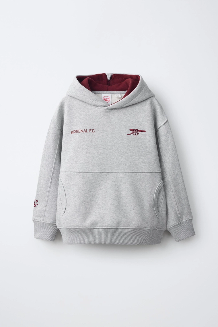 Толстовка arsenal f.c. с капюшоном