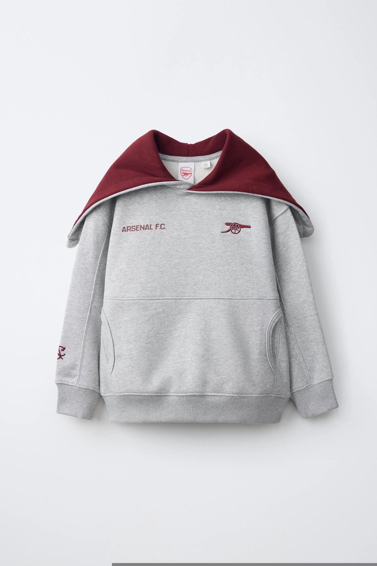 Толстовка arsenal f.c. с капюшоном