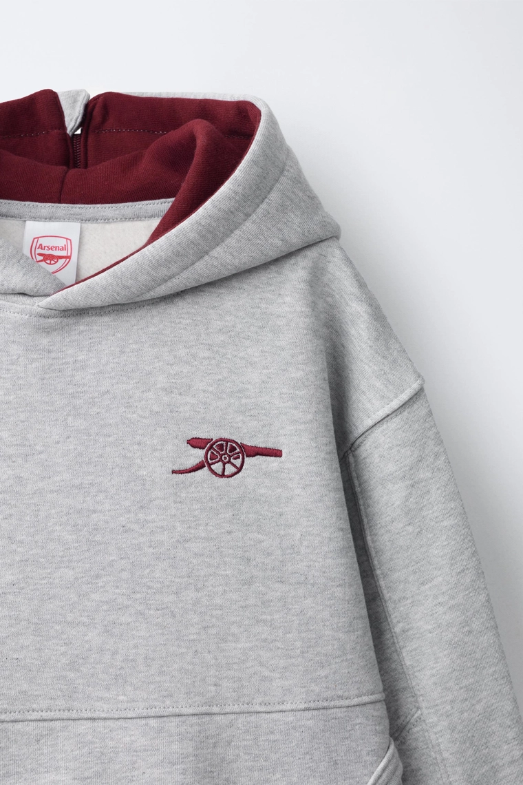 Толстовка arsenal f.c. с капюшоном