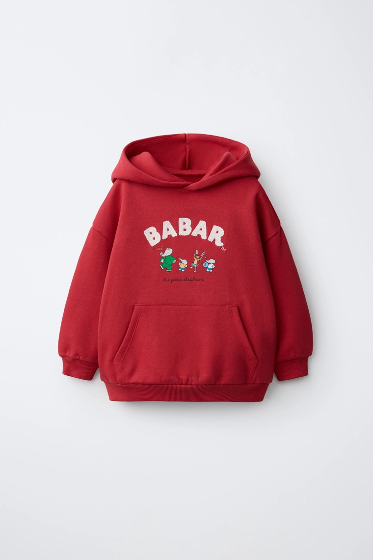 Толстовка с капюшоном и вышивкой babar™