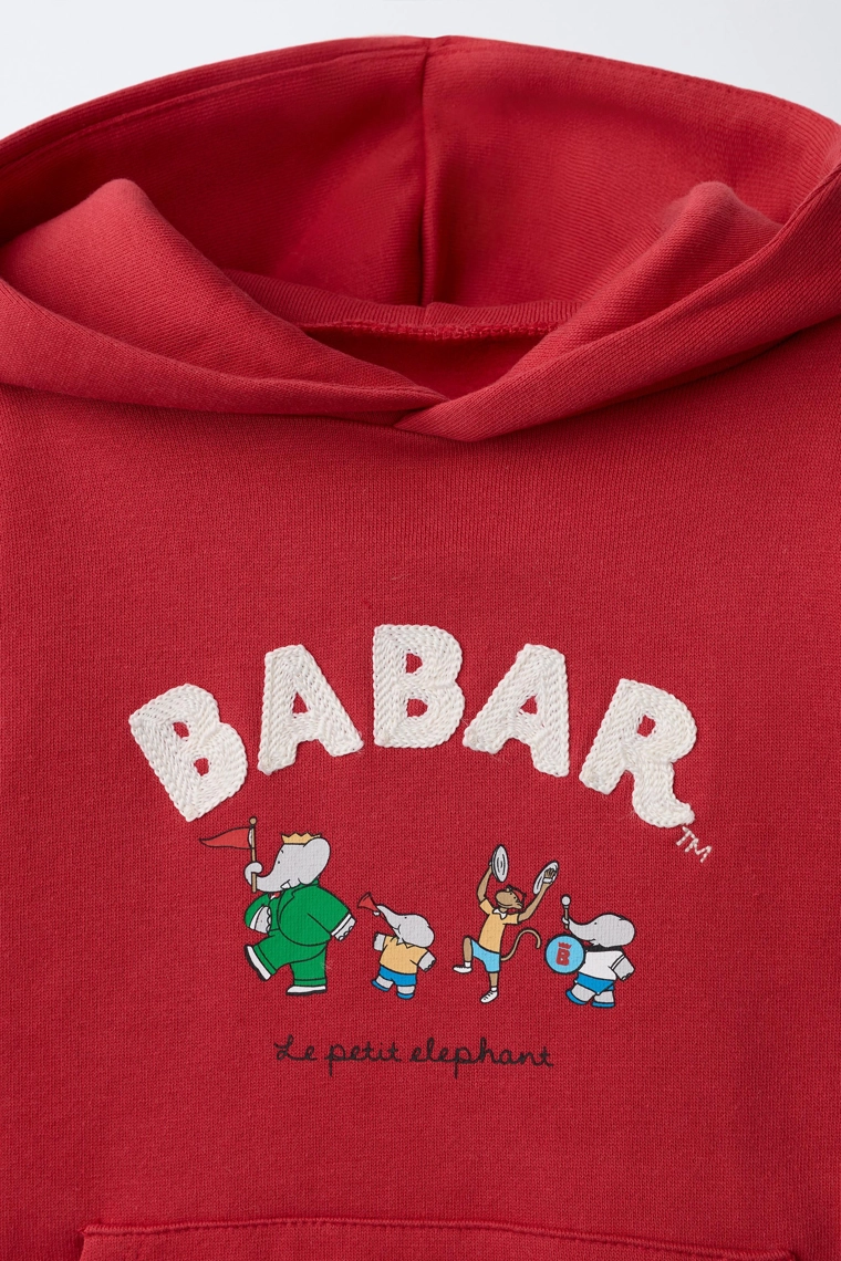 Толстовка с капюшоном и вышивкой babar™