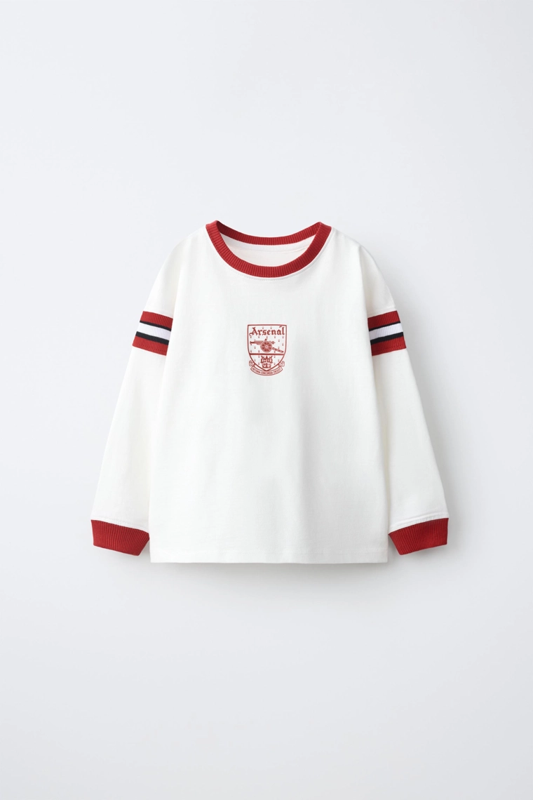 Футболка с длинным рукавом и принтом arsenal f.c. ©