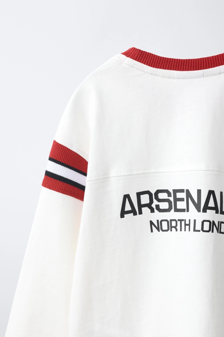 Футболка с длинным рукавом и принтом arsenal f.c. ©