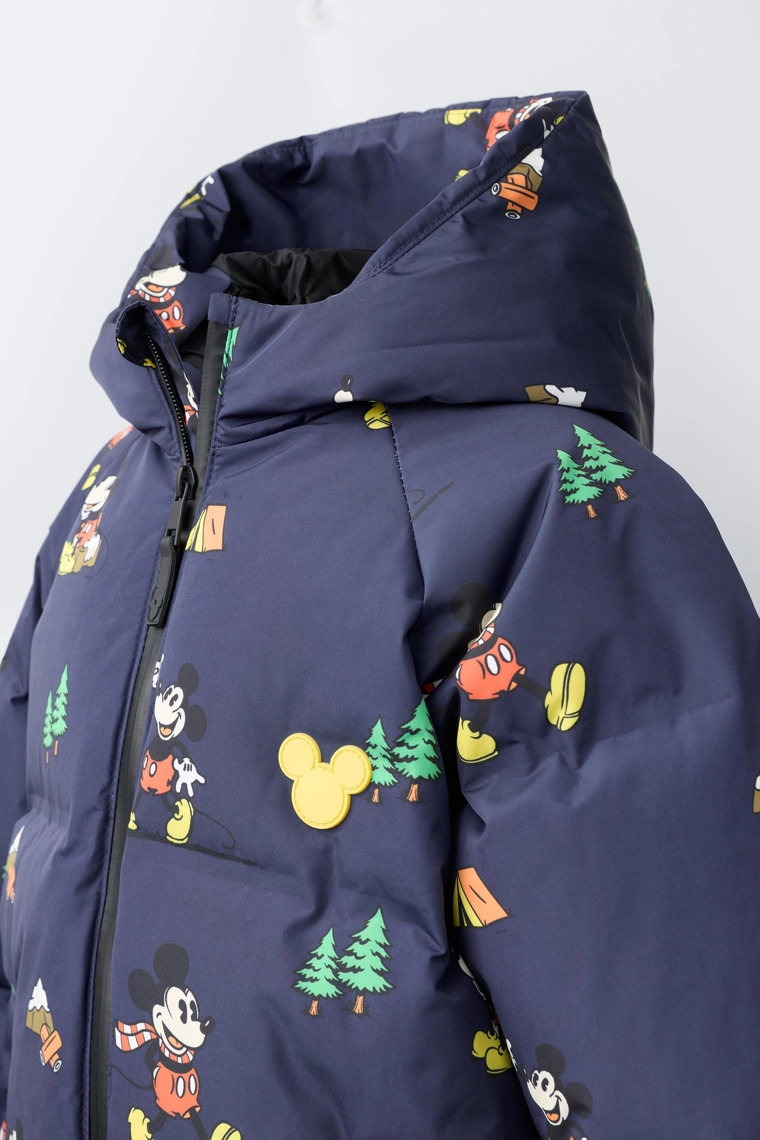 Утеплённая куртка с капюшоном mickey mouse © disney, 50% пух, 50% перо