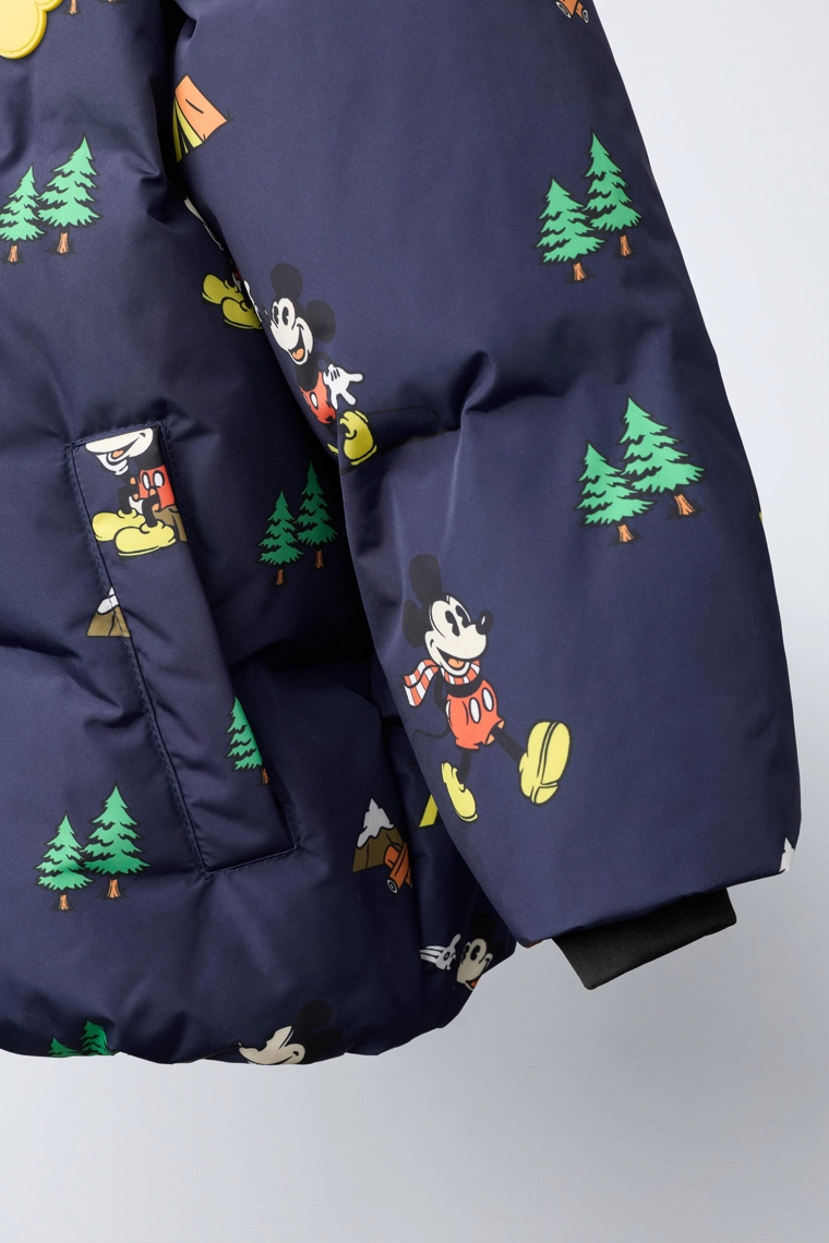 Утеплённая куртка с капюшоном mickey mouse © disney, 50% пух, 50% перо