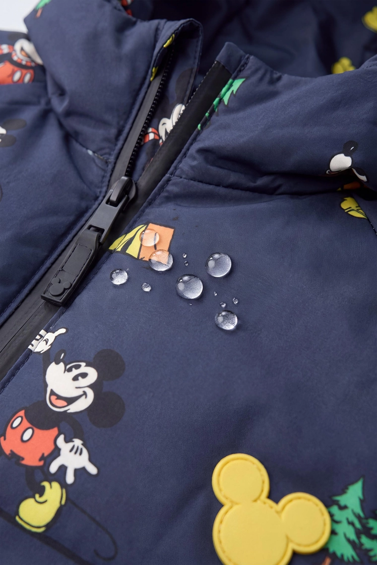 Утеплённая куртка с капюшоном mickey mouse © disney, 50% пух, 50% перо