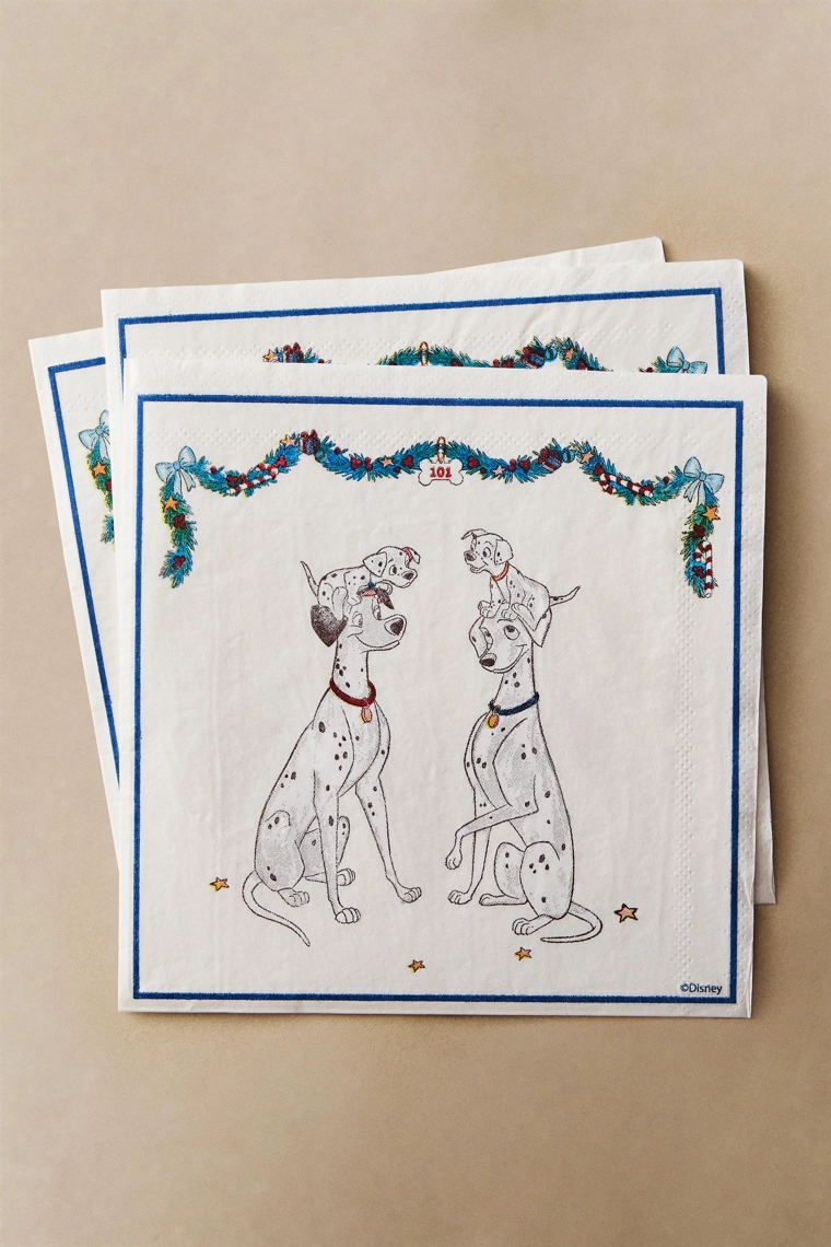 Бумажные праздничные салфетки 101 далматинец ©disney (20 шт.)