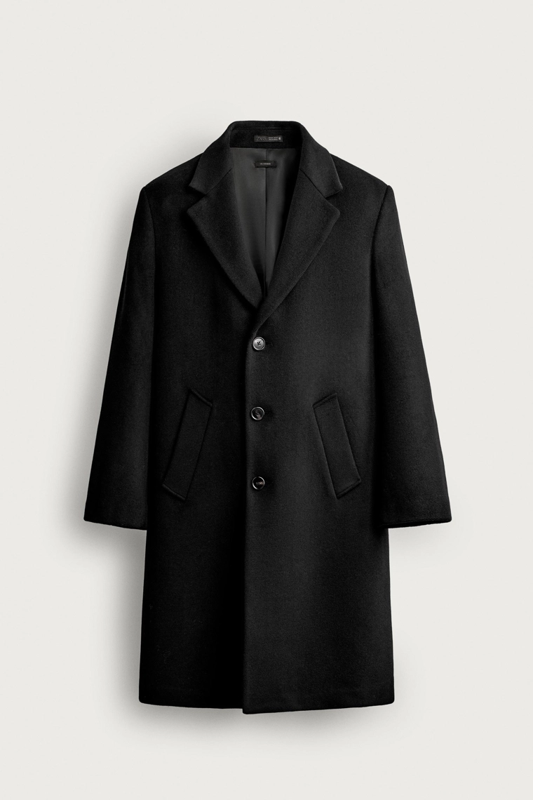 Пальто regular fit из шерстяной смеси