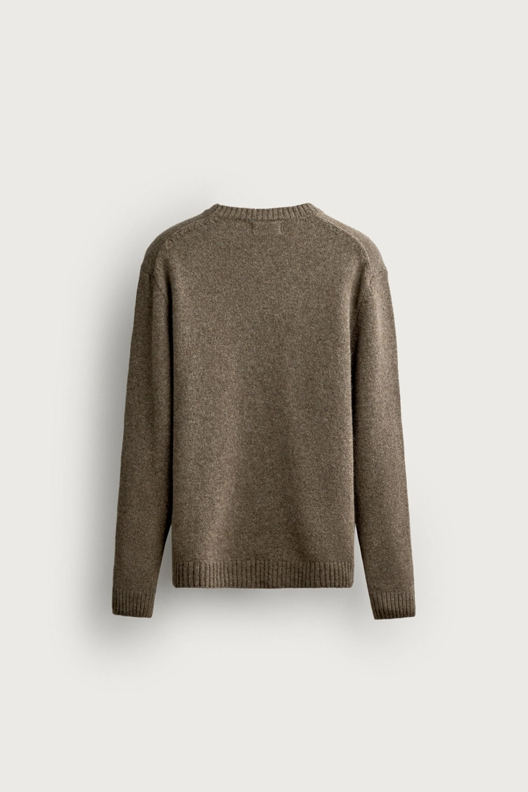 Джемпер regular fit из шерстяного микса