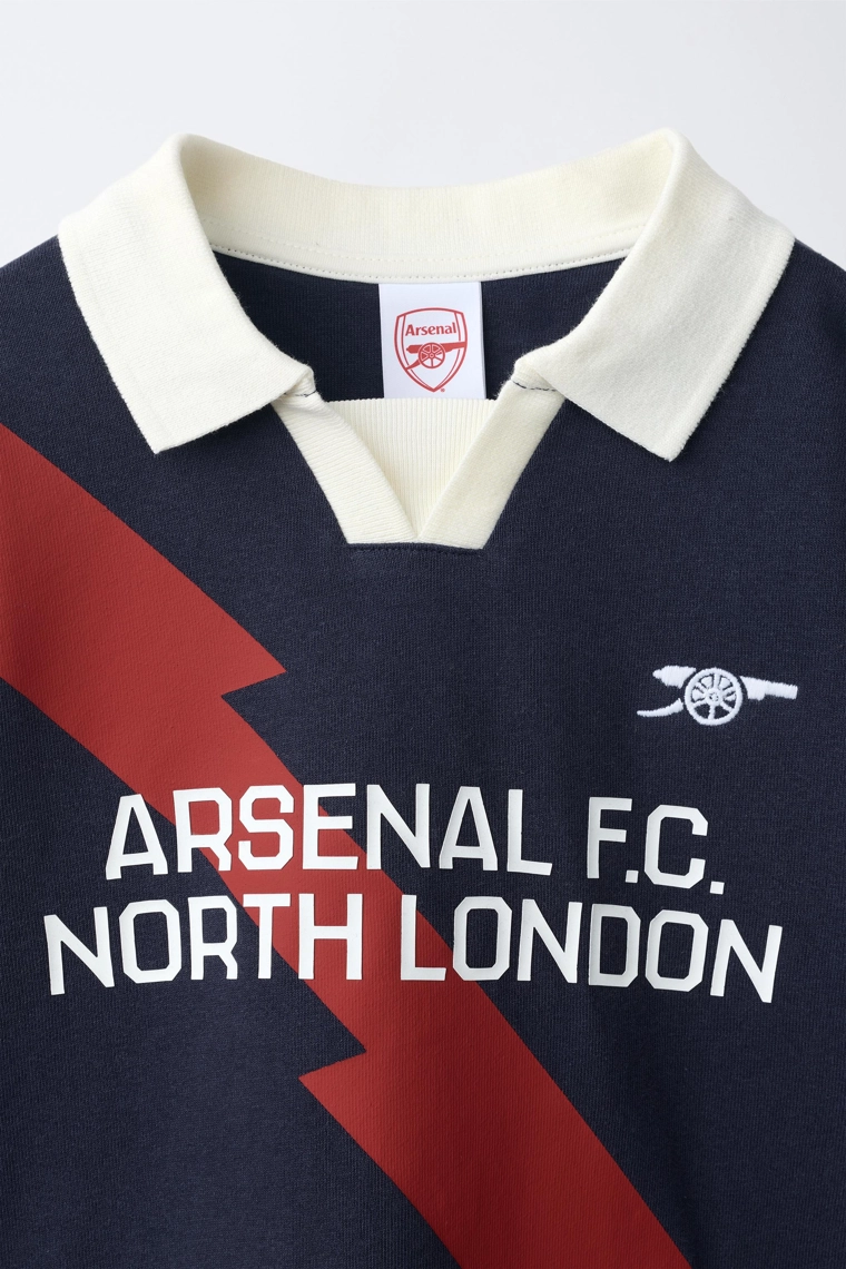 Поло arsenal f.c. с принтом