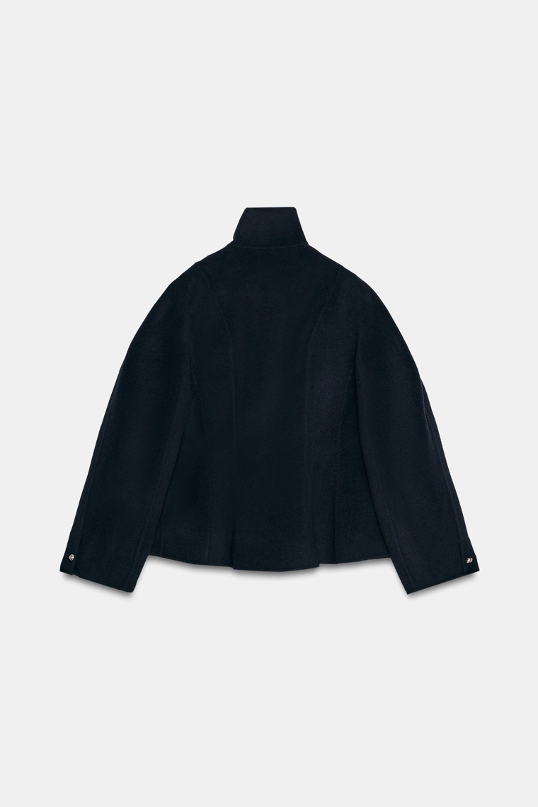 Жакет из шерстяной смеси с пуговицами Zara «ZW»