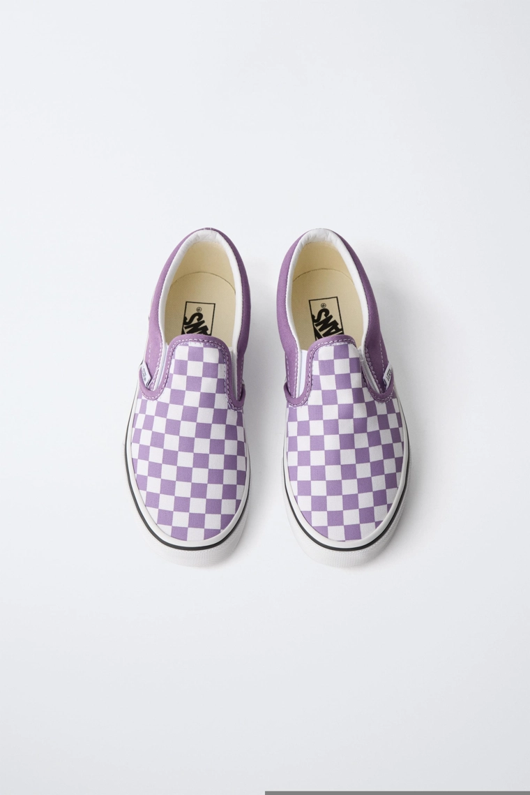 Кроссовки zara vans® с клетчатым принтом